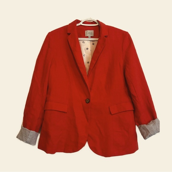 Dalia linen cotton blazer - Picture 1 of 16